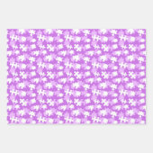 Herhaalde puzzel stukken patroon inpakpapier vel (Voorkant 3)