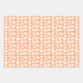 Herhaalde puzzel stukken patroon inpakpapier vel (Voorkant)