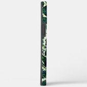 Herhaalde ruwe smaragdgroen onder witte textuur t Case-Mate iPhone case (Achterkant / Rechts)