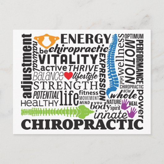 Herhaaldelijk herstel van de Chiropractische colla Briefkaart (Voorkant)