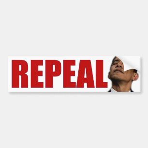 HERHAALDELIJKE OBAMA-ZORGVOORZIENING BUMPERSTICKER