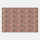 Herhalend Antiek baksteenpatroon Inpakpapier Vel (Voorkant 3)