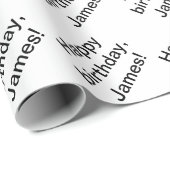 Herhalend Gelukkig Verjaardag (om het even welke Cadeaupapier (Rol Hoek)