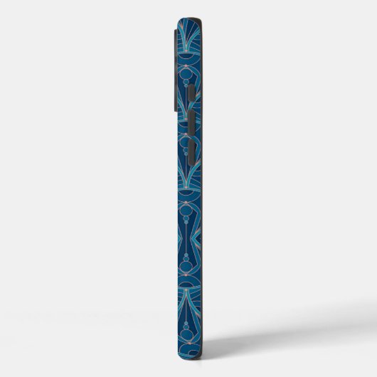 Herhalend geometrisch Art Deco-patroon Case-Mate iPhone Case (Achterkant / Links)