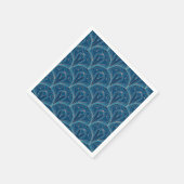 Herhalend geometrisch Art Deco patroon Servet (Hoek)