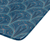 Herhalend geometrisch Art Deco-patroon Snijplank (Hoek)