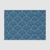 Herhalend geometrisch Art Deco-patroon Tissuepapier (Voorkant)