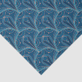 Herhalend geometrisch Art Deco-patroon Tissuepapier (Detail)