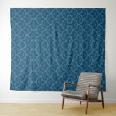 Herhalend geometrisch Art Deco patroon Wandkleed (In Situ (horizontaal))