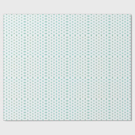 herhalend geometrisch bloempatroonontwerp cadeaupapier