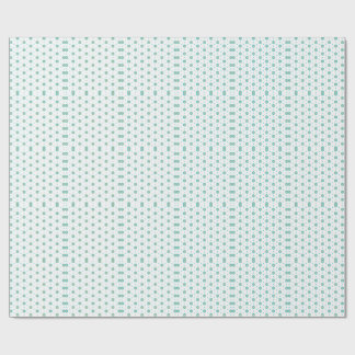 herhalend geometrisch bloempatroonontwerp cadeaupapier
