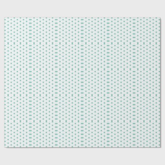 herhalend geometrisch bloempatroonontwerp cadeaupapier (Vlak)