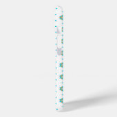 herhalend geometrisch bloempatroonontwerp Case-Mate iPhone case (Achterkant / Links)