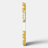  HERHALEND KLEIN BLOEMPATROON CRÈME GOUD Case-Mate iPhone CASE (Achterkant / Links)