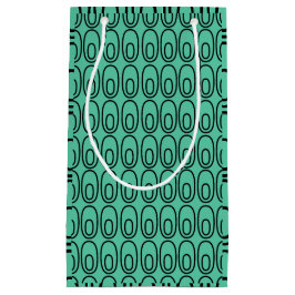 Herhalend Mint Green Ovalen Klein Cadeauzakje