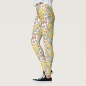 Herhalend patroon in pastelkleuren leggings (Links)