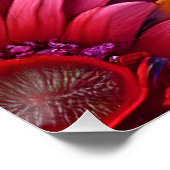 Herhalend patroon van 3d kleurrijke bloemen perfect poster (Hoek)