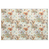Herhalend patroon van gele labradors stof (Fat Quarter)