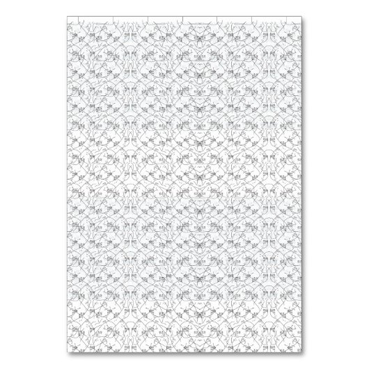 Herhalend patroon van kleine, gestileerde vormen o kaart (Achterkant)