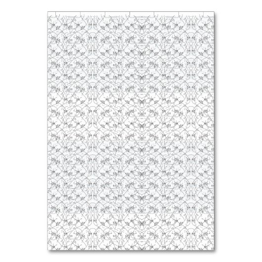 Herhalend patroon van kleine, gestileerde vormen o kaart (Voorkant)