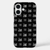 Herhalend patroon van twee logo's of afbeeldingen Case-Mate iPhone case (Achterkant)