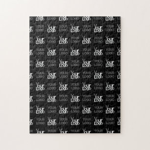 Herhalend patroon van twee logo's of afbeeldingen legpuzzel