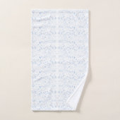 Herhalend, subtiel, getextureerd, wit achtergrondd bad handdoek (Handdoek)