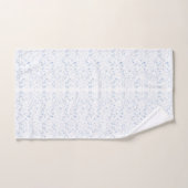 Herhalend, subtiel, getextureerd, wit achtergrondd bad handdoek (Handdoek)
