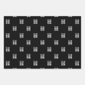 Herhalende afbeelding, ontwerp of bedrijfslogo inpakpapier vel (Voorkant 3)