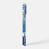 Herhalende Brian (aangepaste naam) blauwe tinten iPhone 15 Case (Rechterkant)