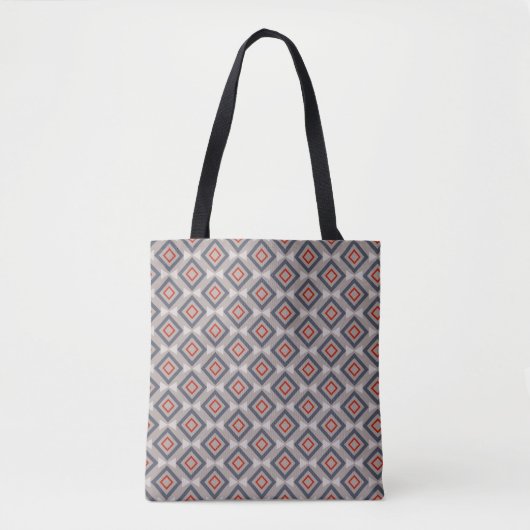 Herhalende diagonaal tote bag (Voorkant)