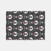 Herhalende Hond Kat Huisdier Naam & Foto Fleece De (Voorkant (Horizontaal))