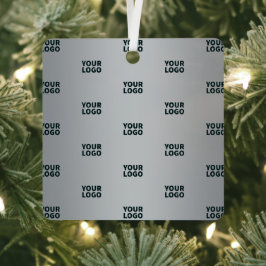 Herhalende logo's op grijze gradiënt (bewerkbare k metalen ornament