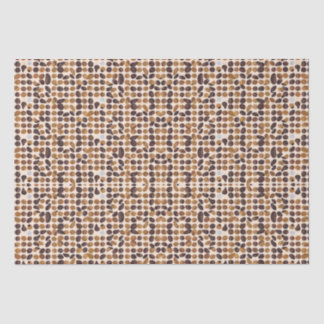 Herhalende mozaïekpatronen en afbeeldingen om te v tissuepapier