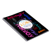 Herhalende naam 6 Letters 20e verjaardag GuestBook Notitieboek (Rechterzijde)