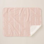 Herhalende naam Speelse  Gelato Sherpa Deken (Voorkant (horizontaal))