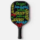 Herhalende Namen  Pickleball Paddle (Achterkant)