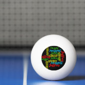 Herhalende Namen Pingpongbal (Net)