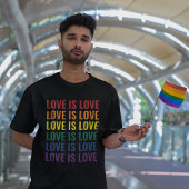  herhalende tekst LGBTQ Gay Pride T-shirt