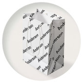  Herhalende Tekst Modern Wit & Zwart Medium Cadeauzakje