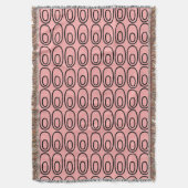 Herhalende Zalm Ovals Deken (Voorkant Verticaal)