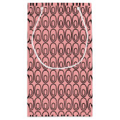 Herhalende zalmovalen klein cadeauzakje (Achterkant)