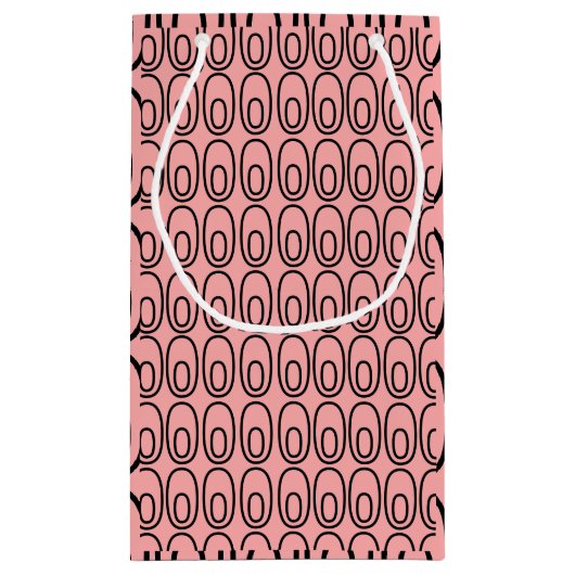 Herhalende zalmovalen klein cadeauzakje (Achterkant)