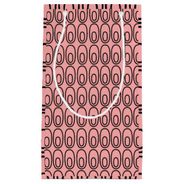 Herhalende zalmovalen klein cadeauzakje