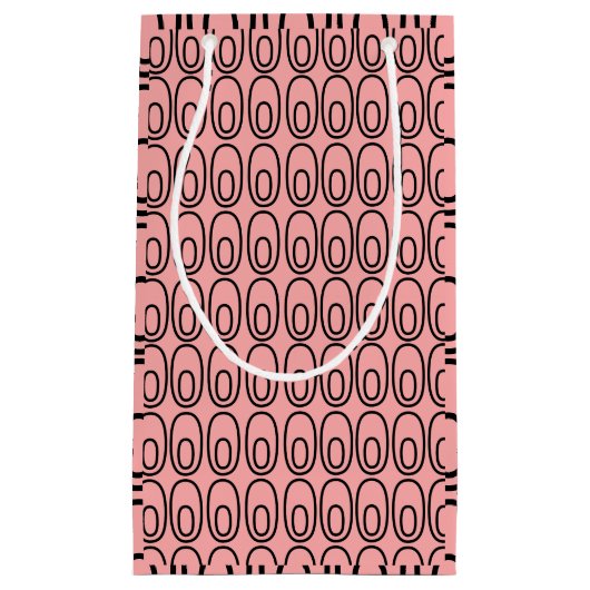 Herhalende zalmovalen klein cadeauzakje (Voorkant)