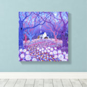 Herhaling 2014 canvas afdruk (Insitu (Houten vloer))