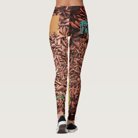 Herhaling naam aangepaste leggings (Achterkant)