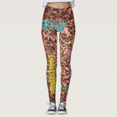 Herhaling naam aangepaste leggings (Voorkant)