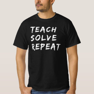Herhaling oplossen aanleren Grappige Wiskunde Le T-shirt