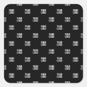 Herhaling van Afbeelding, ontwerp of bedrijfsmatig Vierkante Sticker (Voorkant)